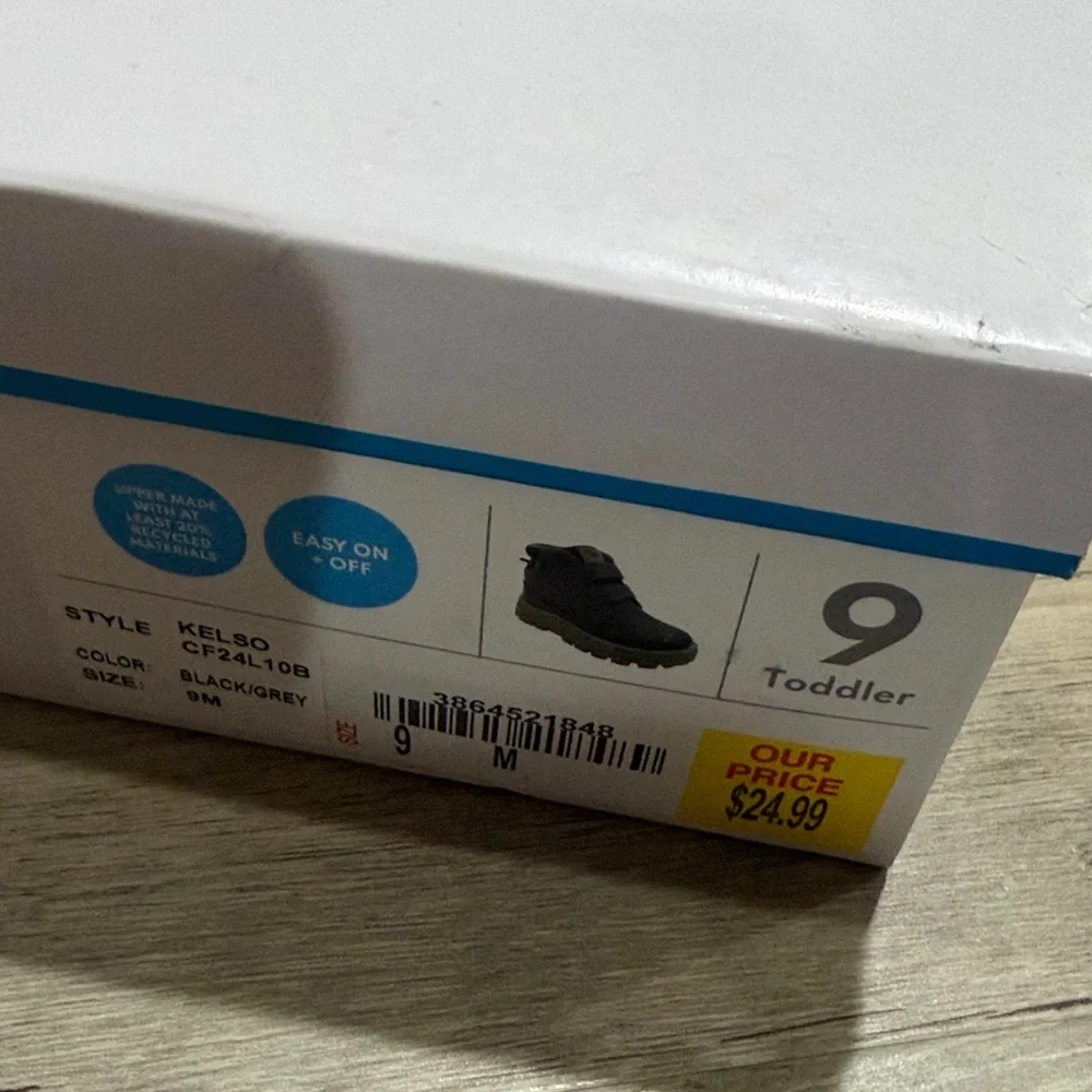 Carter's Brown and Black Toddler Hiking Boots